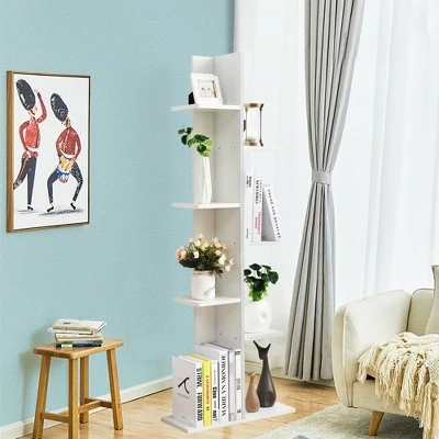 Best reviews of 😉 Costway Open Concept Bookshelf Plant Display Shelf Rack Storage Holder Wooden White ✔️ 8 Best reviews of 😉 Costway Open Concept Bookshelf Plant Display Shelf Rack Storage Holder Wooden White ✔️ - Image 6
