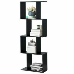 Best Sale ✔️ Costway 4-tier S-Shaped Bookcase Free Standing Storage Rack Wooden Display Decor Black ❤️ 15 Best Sale ✔️ Costway 4-tier S-Shaped Bookcase Free Standing Storage Rack Wooden Display Decor Black ❤️ -Bookshelves And Bookcases store unnamed file 3047