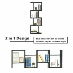 Best Sale ✔️ Costway 4-tier S-Shaped Bookcase Free Standing Storage Rack Wooden Display Decor Black ❤️ 17 Best Sale ✔️ Costway 4-tier S-Shaped Bookcase Free Standing Storage Rack Wooden Display Decor Black ❤️ -Bookshelves And Bookcases store unnamed file 3049
