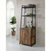 Wholesale ⌛ 73.63" Moniave Bookcase with Wine Glass Rack Oak/Black - HOMES: Inside + Out ⌛ 1 Wholesale ⌛ 73.63" Moniave Bookcase with Wine Glass Rack Oak/Black - HOMES: Inside + Out ⌛ -Bookshelves And Bookcases store unnamed file 3052