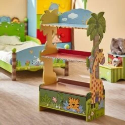 Buy 🥰 Sunny Safari Jungle Bookshelf - Fantasy Fields by Teamson Kids ⭐