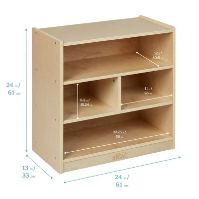 Best deal ๐ ECR4Kids Building Block Storage Cart - 4-Cubby Birch Cabinet on Casters, 24" H โจ 3 Best deal ๐ ECR4Kids Building Block Storage Cart - 4-Cubby Birch Cabinet on Casters, 24" H โจ