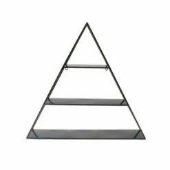 Budget ❤️ 26.5" x 28" Tildan Three-Tier Triangle Wood and Metal Wall Shelf - Kate & Laurel All Things Decor Gold 👍 -Bookshelves And Bookcases store unnamed file 3104