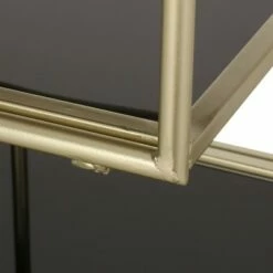 Promo 👏 Cragin Contemporary 3 Shelf Circular Bookcase Black/Gold/Antique - Christopher Knight Home 👍 -Bookshelves And Bookcases store unnamed file 3118