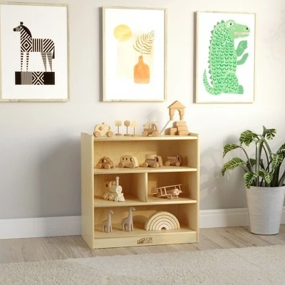 Best deal ๐ ECR4Kids Building Block Storage Cart - 4-Cubby Birch Cabinet on Casters, 24" H โจ 7 Best deal ๐ ECR4Kids Building Block Storage Cart - 4-Cubby Birch Cabinet on Casters, 24" H โจ - Image 5