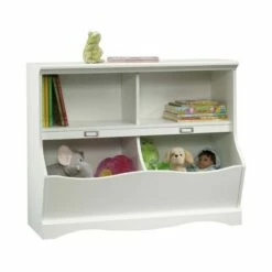 Hot Sale ✔️ Twin Pogo Bookcase/Footboard Soft White Finish - Sauder ✨