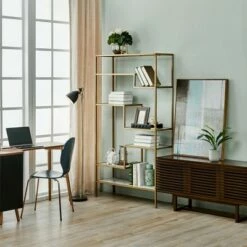 Best Pirce 🎉 72" Marmo Large 5 Tier Display Shelf Faux Marble/Brass - Teamson Home ✔️ 14 Best Pirce 🎉 72" Marmo Large 5 Tier Display Shelf Faux Marble/Brass - Teamson Home ✔️ -Bookshelves And Bookcases store unnamed file 3154