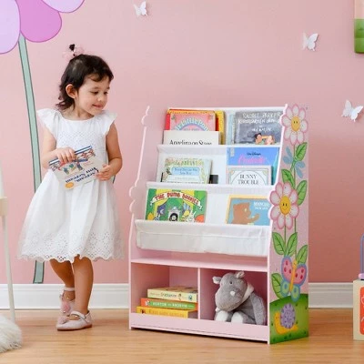 Promo โจ Magic Garden Book Rack Storage Bookshelf - Fantasy Fields by Teamson Kids ๐ 3 Promo โจ Magic Garden Book Rack Storage Bookshelf - Fantasy Fields by Teamson Kids ๐