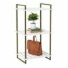 Outlet 👏 Honey-Can-Do 3 Tier Square Tube Shelf Olive and White 🧨 -Bookshelves And Bookcases store unnamed file 3168
