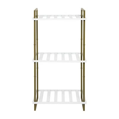 Outlet π Honey-Can-Do 3 Tier Square Tube Shelf Olive and White 𧨠5 Outlet π Honey-Can-Do 3 Tier Square Tube Shelf Olive and White 𧨠- Image 3