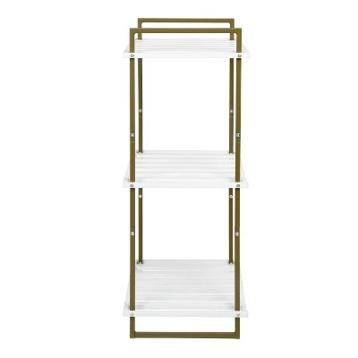 Outlet π Honey-Can-Do 3 Tier Square Tube Shelf Olive and White 𧨠6 Outlet π Honey-Can-Do 3 Tier Square Tube Shelf Olive and White 𧨠- Image 4