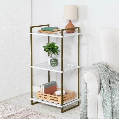 Outlet π Honey-Can-Do 3 Tier Square Tube Shelf Olive and White 𧨠7 Outlet π Honey-Can-Do 3 Tier Square Tube Shelf Olive and White 𧨠- Image 5