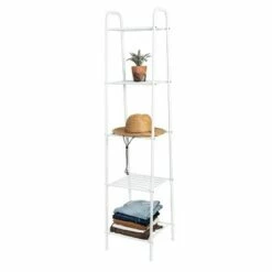 Promo 👍 Honey-Can-Do 5 Tier Steel Shelf Matte White ✔️