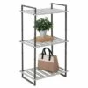 Wholesale 🔥 Honey-Can-Do 3 Tier Square Tube Shelf Gray 👏