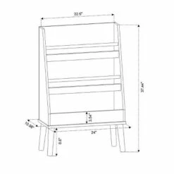 Discount ⭐ Modern Tall Three Shelf Bookshelf White - Pillowfort™ 👍 -Bookshelves And Bookcases store unnamed file 328