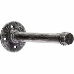 Flash Sale 🔔 Farmlyn Creek 6 Pack Bronze Metal Industrial Pipe Shelf Brackets with Hardware (9.25 x 3.25 In) 🎁