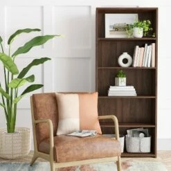 Cheapest ⌛ 72.87" Brannandale 5 Shelf Bookcase Walnut - Project 62™ 🎉