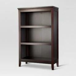Deals 😀 48" Carson 3 Shelf Bookcase - Threshold™ Espresso 🔔 -Bookshelves And Bookcases store unnamed file 3323