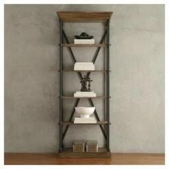 Flash Sale 💯 84" Belvidere 5 Shelf Narrow Bookshelf - Inspire Q Ivory White 💯 -Bookshelves And Bookcases store unnamed file 3387
