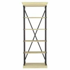 Flash Sale 💯 84" Belvidere 5 Shelf Narrow Bookshelf - Inspire Q Ivory White 💯 -Bookshelves And Bookcases store unnamed file 3388