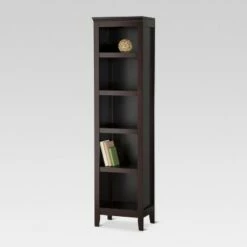 Best Pirce 😍 72" Carson Narrow Bookcase - Threshold™ Rustic 😉