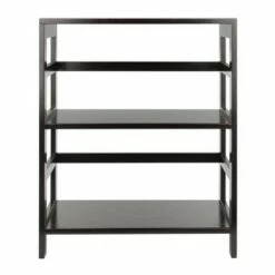 Buy 🥰 29.21" 2 Tier Leo Shelf Storage or Bookshelf Wide Espresso Brown - Winsome 🛒