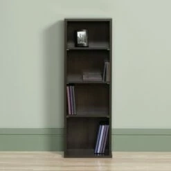 New 😉 Beginnings Multimedia 4 Shelf Storage Tower Cinnamon Cherry - Sauder 🎉