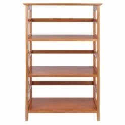 Coupon 💯 42" Studio Bookshelf 3 Tier Honey Brown - Winsome ⭐
