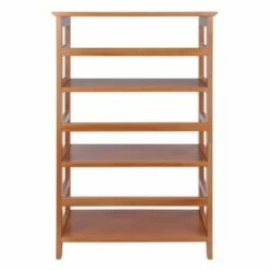 Coupon 💯 42" Studio Bookshelf 3 Tier Honey Brown - Winsome ⭐ -Bookshelves And Bookcases store unnamed file 3463