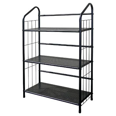 Coupon 😍 Metal Book Shelf Black - Ore International 🔥 4 Coupon 😍 Metal Book Shelf Black - Ore International 🔥 - Image 2