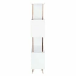 Discount ❤️ 60.5" Bucklon Assymetrical Etagere White/Champagne - Aiden Lane ⭐ -Bookshelves And Bookcases store unnamed file 3565
