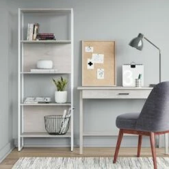 Best Pirce ๐ 66.7" Paulo 4 Shelf Bookshelf White - Project 62™ ๐