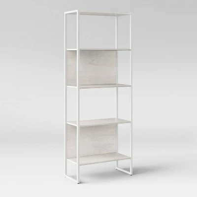 Best Pirce ๐ 66.7" Paulo 4 Shelf Bookshelf White - Project 62™ ๐ 4 Best Pirce ๐ 66.7" Paulo 4 Shelf Bookshelf White - Project 62™ ๐ - Image 2