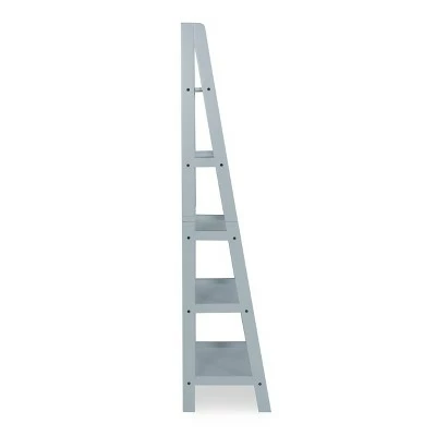 Best Pirce β Acadia Ladder Bookshelf - Linon Gray π 4 Best Pirce β Acadia Ladder Bookshelf - Linon Gray π - Image 2