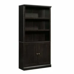 Cheap ❤️ 5 Shelf Bookcase with Doors - Sauder Black 👍 -Bookshelves And Bookcases store unnamed file 3609