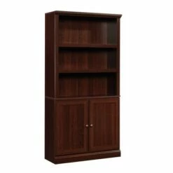 Cheap ❤️ 5 Shelf Bookcase with Doors - Sauder Black 👍 -Bookshelves And Bookcases store unnamed file 3613