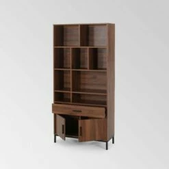 Budget ๐งจ 67.25" Gallatin Contemporary Cube Unit Bookcase Walnut - Christopher Knight Home โ๏ธ 9 Budget ๐งจ 67.25" Gallatin Contemporary Cube Unit Bookcase Walnut - Christopher Knight Home โ๏ธ -Bookshelves And Bookcases store unnamed file 3628