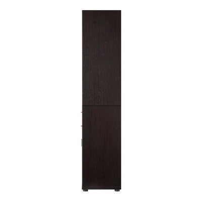 Discount ⭐ 70.75" Julisse 3 Shelf Corner Bookcase - miBasics Walnut Oak ✨ 6 Discount ⭐ 70.75" Julisse 3 Shelf Corner Bookcase - miBasics Walnut Oak ✨ - Image 4