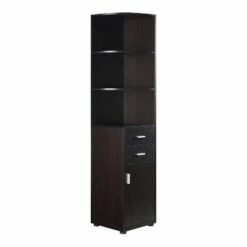 Discount ⭐ 70.75" Julisse 3 Shelf Corner Bookcase - miBasics Walnut Oak ✨ 21 Discount ⭐ 70.75" Julisse 3 Shelf Corner Bookcase - miBasics Walnut Oak ✨ -Bookshelves And Bookcases store unnamed file 3690