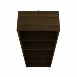 Best reviews of 👍 Rockefeller 5 Shelf Bookcase - Manhattan Comfort Brown 👍 -Bookshelves And Bookcases store unnamed file 3699