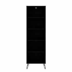 Best reviews of 👍 Rockefeller 5 Shelf Bookcase - Manhattan Comfort Brown 👍 -Bookshelves And Bookcases store unnamed file 3704