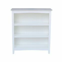 Budget ✔️ Shaker Bookshelf - International Concepts White 😀