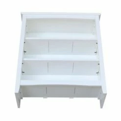 Budget ✔️ Shaker Bookshelf - International Concepts White 😀 -Bookshelves And Bookcases store unnamed file 3711