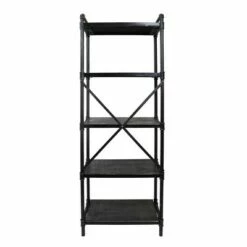 Discount 🔔 71" Driscoe Industrial 5 Shelf Firwood Bookcase Gray/Pewter - Christopher Knight Home 😀 -Bookshelves And Bookcases store unnamed file 3726