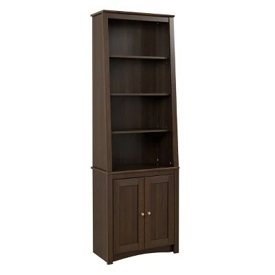 Coupon π Tall Slant-Back Bookcase with 2 Shaker Doors Espresso - Prepac β 4 Coupon π Tall Slant-Back Bookcase with 2 Shaker Doors Espresso - Prepac β - Image 2