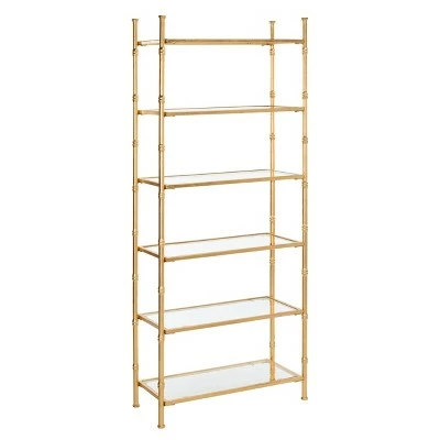 Best Sale π Arden 6 Tier Etagere Clear - Safavieh π 4 Best Sale π Arden 6 Tier Etagere Clear - Safavieh π - Image 2