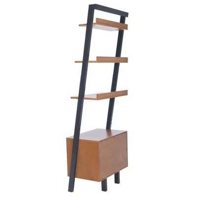 Cheap π 71.96" Lavina 3 Shelves and 1 Door Etagere Natural/Charcoal - Safavieh π 8 Cheap π 71.96" Lavina 3 Shelves and 1 Door Etagere Natural/Charcoal - Safavieh π - Image 6
