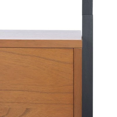 Cheap π 71.96" Lavina 3 Shelves and 1 Door Etagere Natural/Charcoal - Safavieh π 10 Cheap π 71.96" Lavina 3 Shelves and 1 Door Etagere Natural/Charcoal - Safavieh π - Image 8