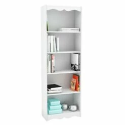 Budget 🛒 72" Hawthorn Tall Adjustable Bookcase - CorLiving Black 👍 -Bookshelves And Bookcases store unnamed file 3799