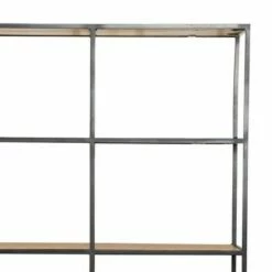Top 10 🌟 74" Metal Etagere with 4 Drawers and 4 Shelves Brown/Black - Benzara 🛒